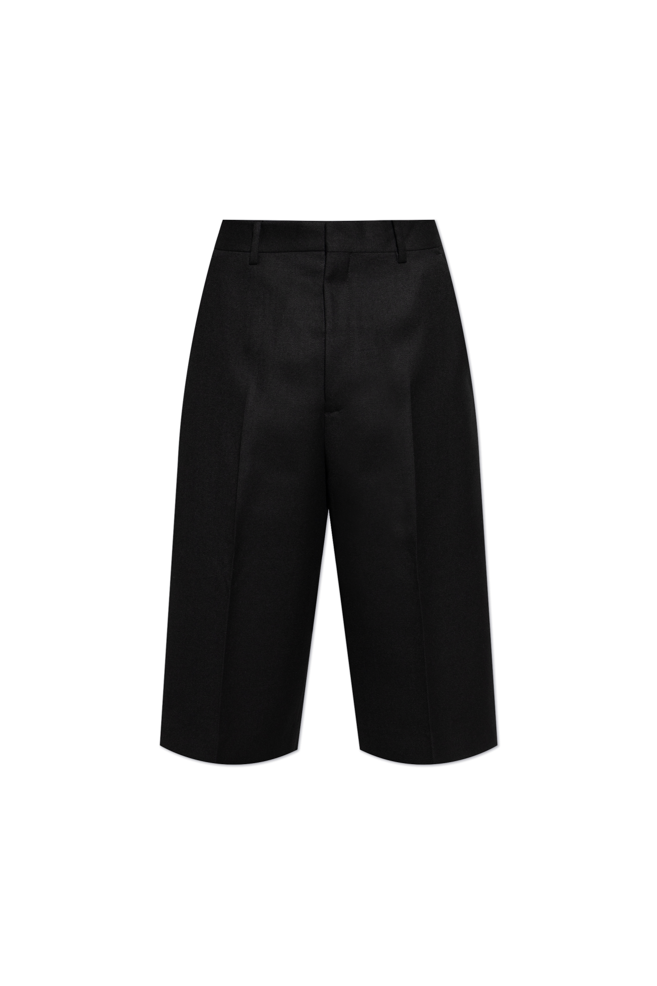 注目の Acne Studios Wool bermuda shorts with crease | Men's パンツ